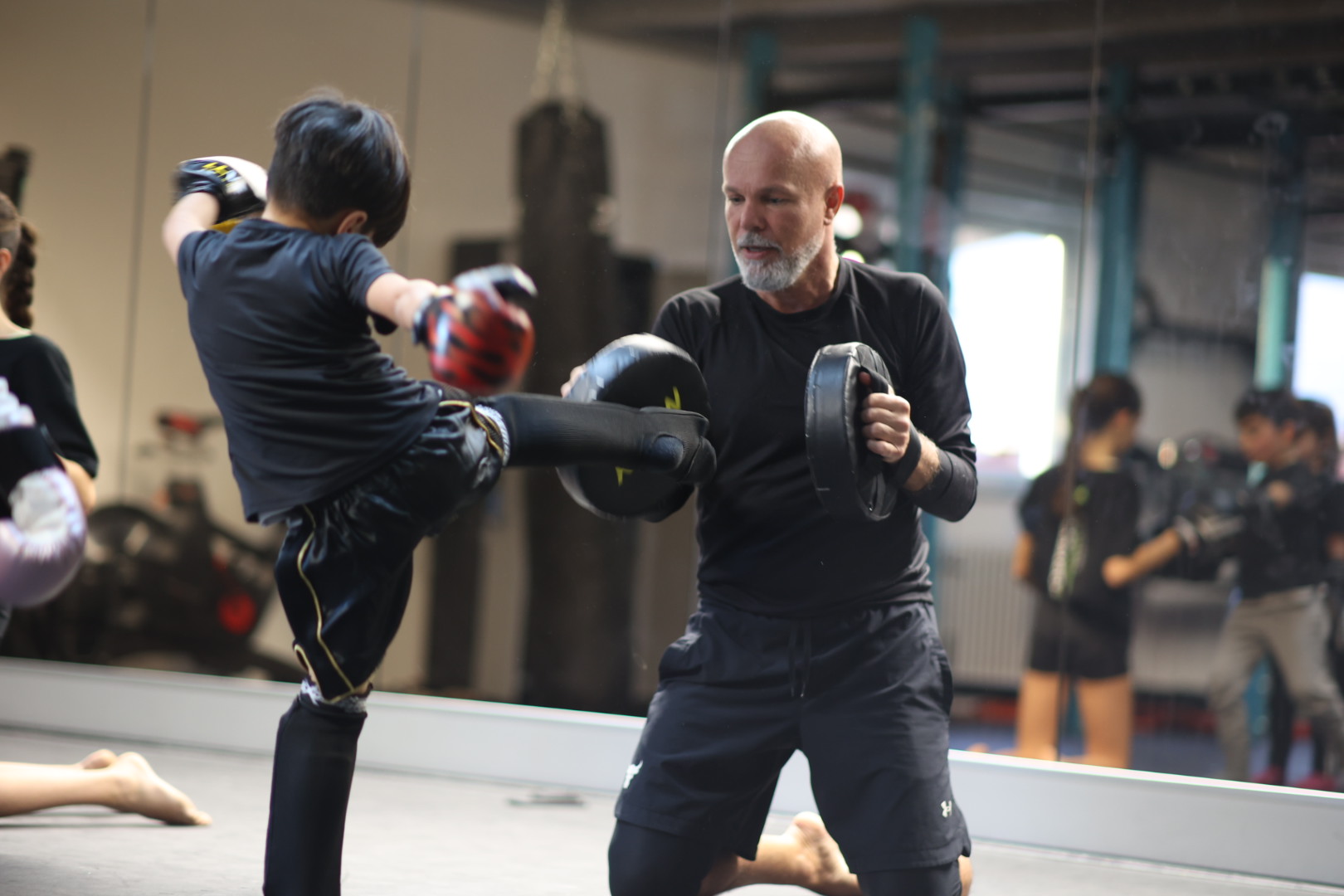 Kickbox-Training in der Sportschule Bodensee