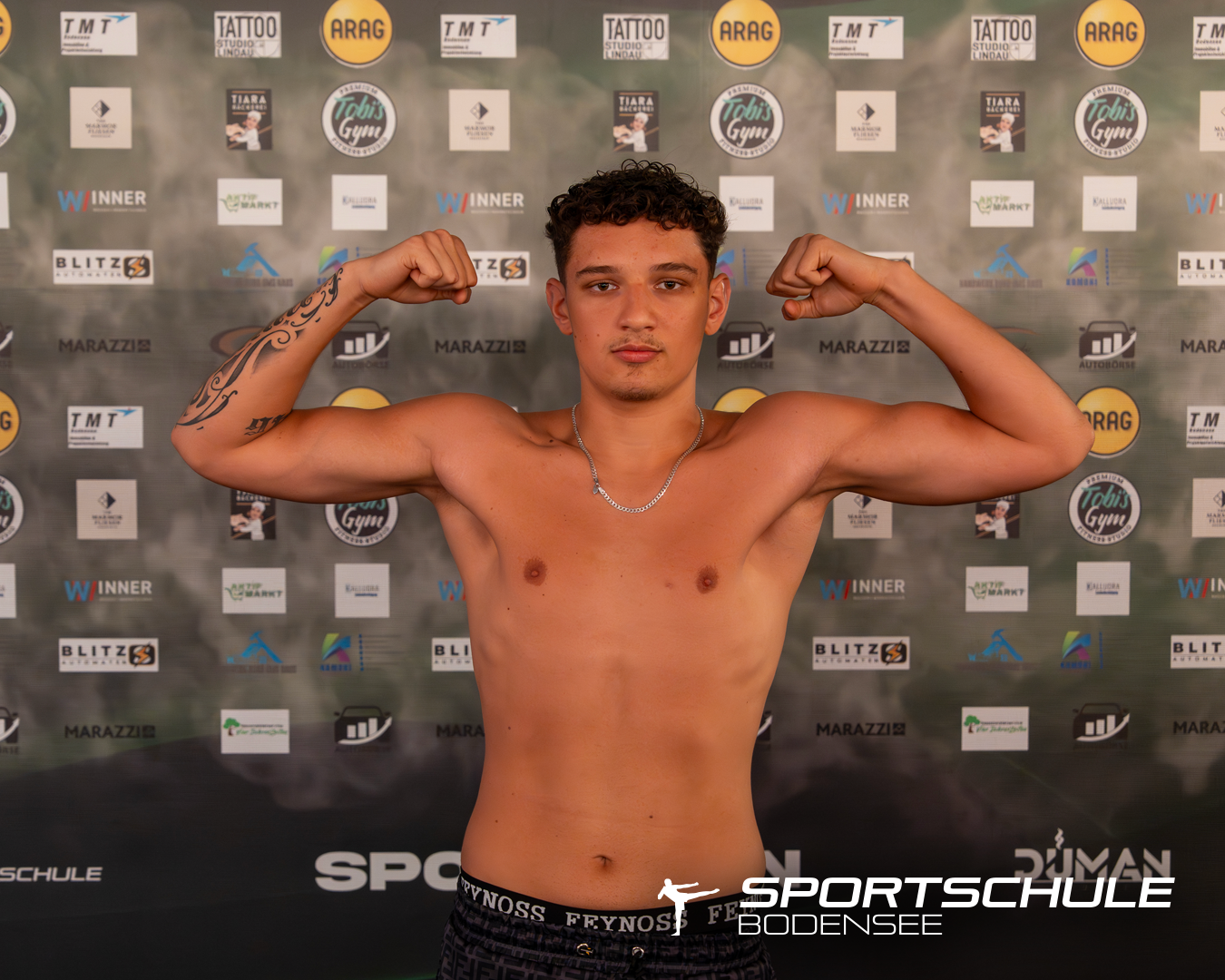 Trainingsbereich und Ausstattung der Sportschule